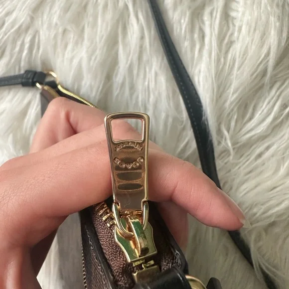 New Never Used Coach Mini Rowan File Crossbody Bag In Signature Canvas - Picture 6 of 12